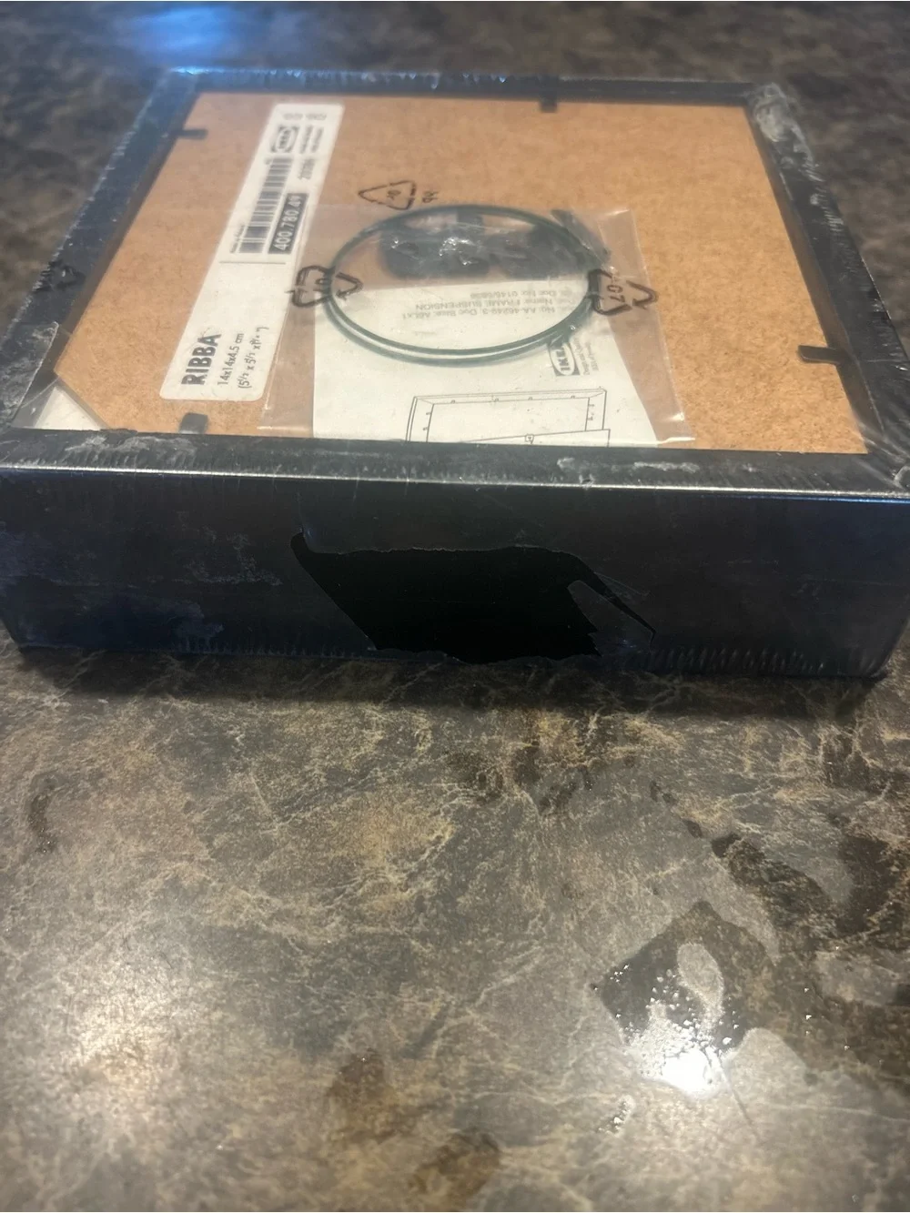 IKEA RIBBA Black Picture Frame - Sleek Black Finish